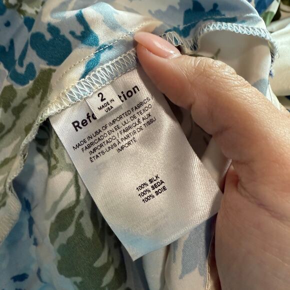 New Reformation Veria Silk Dress - Picture 4 of 5